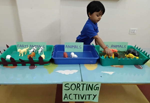 SORTING WILD AND FARM ANIMALS